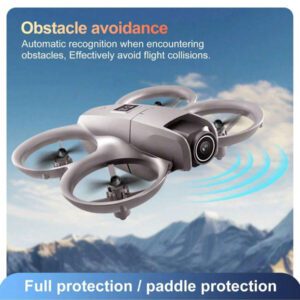 GENAI Drone pliable H21, machine de vol d'introduction pour débutants, télécommande manuelle, décollage/atterrissage d'un seul bouton et opération simple, retournement à 360 degrés, gyroscope horizontal, 6 minutes d'autonomie de vol par charge, cadeau pour les fêtes/anniversaire. (Cette version de drone n'a pas de caméra) 1800mAh