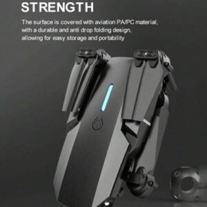 CASRRA La version améliorée du drone de photographie aérienne E99 en 2025 est équipée d'une transmission d'image en temps réel haute définition avec télécommande. Il dispose d'un maintien en vol par flux optique et d'un contrôle à un seul bouton pour le décollage et l'atterrissage. Ce drone est résistant aux chocs et idéal pour les débutants. Il est livré avec un sac de rangement portable et des accessoires de protection. Il fait un excellent cadeau d'anniversaire ou de Noël pour les adolescents.
