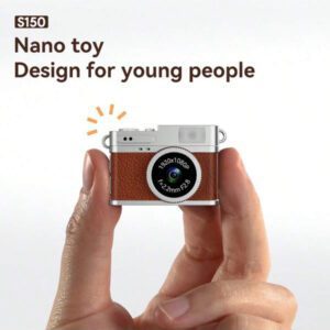 Appareil photo numérique mini 8 Go 16 Go 32 Go Petite caméra sport photo action Cam Corps vidéo caché Photographie subminiature Enregistrement Bodycam Caméscope Caméras Appareil photo pour la photographie Mini caméra rétro portable : Enregistrement vidéo 1080P HD, un accessoire élégant avec fonction de prise de vue. Écran IPS 0,96 pouce, éclairage LED. Spécialement conçu pour les jeunes. Corps ultra-léger de 17,5 g, prise de vue pendant la charge, alimentez votre création de vlog