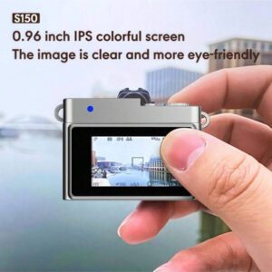 Appareil photo numérique mini 8 Go 16 Go 32 Go Petite caméra sport photo action Cam Corps vidéo caché Photographie subminiature Enregistrement Bodycam Caméscope Caméras Appareil photo pour la photographie Mini caméra rétro portable : Enregistrement vidéo 1080P HD, un accessoire élégant avec fonction de prise de vue. Écran IPS 0,96 pouce, éclairage LED. Spécialement conçu pour les jeunes. Corps ultra-léger de 17,5 g, prise de vue pendant la charge, alimentez votre création de vlog
