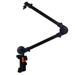 Support de bras de bureau pour micro robuste tout-en-un, avec bras réglable, filtre anti-pop et pare-vent, pour d'autres micros